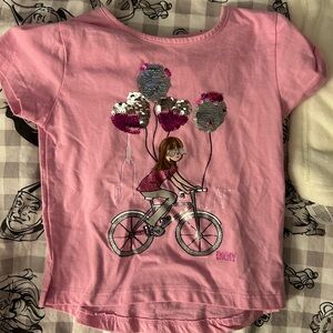DKNY girls top NWOT size 5